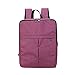 Produktbild Ansenesna Rucksäcke Herren Damen mit USB Schule Groß Nylon Elegant Backpack Unisex Wasserdicht Laptoptasche Einfarbig (Lila)