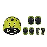 Casque de vélo 3-8 Ans vêtement de Protection réglable Sport Casque Protecteur vélo Rouleau Scooter Bicyclette vélo Planche à roulettes LPLHJD (Color : Jaune, Size : Libre)