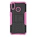 Price comparison product image SsHhUu Huawei P20 lite 2018 Case, Tough Heavy Duty Shock Proof Defender Cover Dual Layer Armor Combo Protective Hard Case Cover for Huawei P20 lite 2018 (5.84") Pink