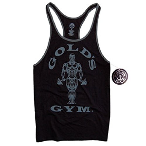 Golds Gym Tank Top Muscle Joe Contrast Stringer Tank