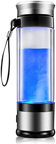 youruichuang Portable Hydrogen Rich Water Ionizer Ionizer Ion Maker Generator Transparent Glass Anti Aging Colorful Light