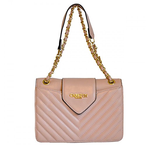 Preisvergleich Produktbild Carlton London Amaryllis Crossbody Handtasche - Rosa