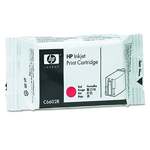 HP C6602R Cartouche d'encre d'origine compatible avec Imprimante TIJ Rouge