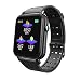 Produktbild Lazzgirl Wasserdichte Bluetooth Smart Watch-Herzfrequenz-Überwachungskamerad für iOS Android Y6 Pro(Schwarz,Stahlstreifen)