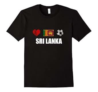 Men's Sri Lanka Football Shirt - Sri Lanka Soccer Jersey 2XL Black