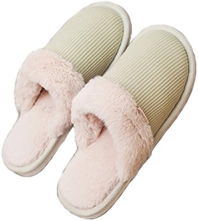 Slippers ladies Womens Slippers Men &amp; ladies Fluffy Slippers moccasin slippers women womans slippers adult slippers Indoor slipper winter fluffy furry house Soft Warm Slippers S8 (Women size UK6-7, A)
