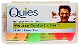 Quies Protection Auditive - Earplugs 35dB-3 Pairs