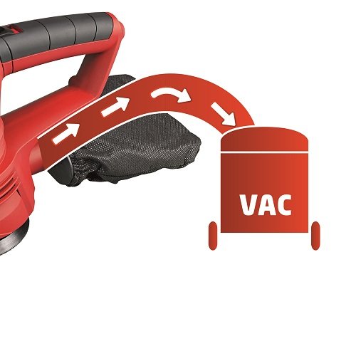 Einhell Exzenterschleifer TC-RS 38 E (380 W, Schleifteller Ø 125 mm, Drehzahlregelung, Staubfangsack, Klett-Schleifpapier) - 6