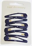 5cm Hair Sleepies Clips Accessories - School Colour Navy Blue
