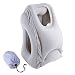 Produktbild Lumsing Aufblasbare Reisekissen tragbare Nacken Kissen Neuest Multi Travel Pillow mit Tragetasche,Innovatives kissen für Flugzeug Zug Auto Büro Camping zum Schlafen und Entspannen in Grau