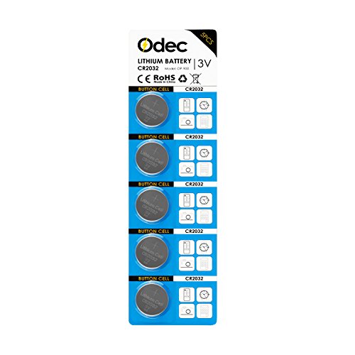 Preisvergleich Produktbild Odec CR2032 Batterie Lithium Knopfzelle 3V / 5 Stück