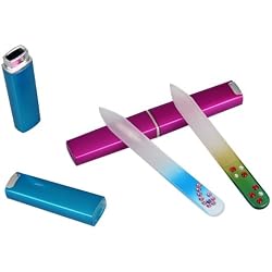Kit 2 Lima Cristal para las Uñas Manicura Pedicura Nail Files