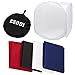 Produktbild ESDDI Fotostudio Aufnahme Zelt Faltbares Lichtwürfel mit 4x Hintergrundstoffe, 32x32 inch / 80x80cm, Schwarz/ Weiß /Rot /Blau