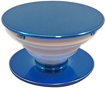 2 Pack Pop Out Phone Grip and Stand,Expanding Socket Mobile Holder with Car Mount Clip for iPhone 8, iPhone X, Note 8, Smartphones and Tablets by Stanlance (Blue)