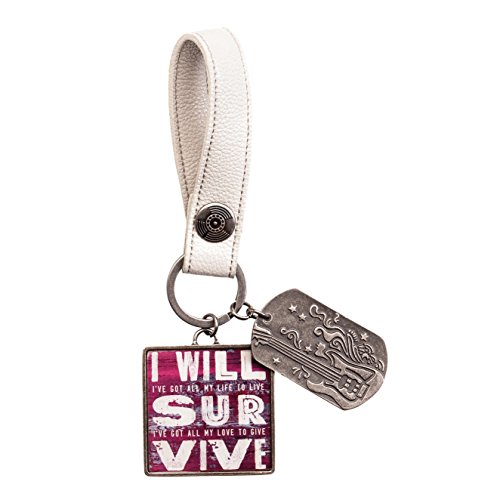 Preisvergleich Produktbild Lyricology Schluesselanhaenger I Will Survive rot