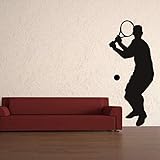 Fácil de usar en la pared Etiqueta de tenis Ventana Del Coche Deportes Etiqueta de La Pared StickerName Posters Vinilo Tatuajes de Pared Decoración de la Pared Mural Etiqueta de Tenis 43X100CM