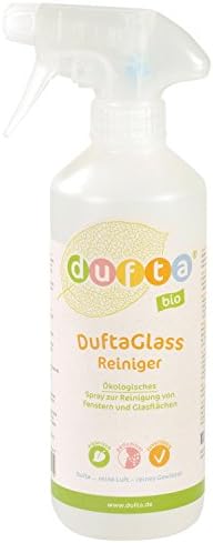 'Scented Aglass Window and Glass Cleaner 500 ml Spray Bottle Ready to Use. Neua – Ecological Spray for Cleaning Windows and Glass Surfaces. Vegan and not tested on animals. For Purity and Clear View at the view. Dufta... Pure Air... Conscience... see