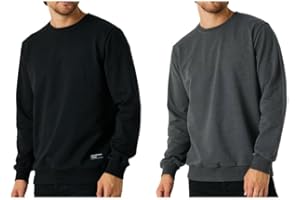 COMEOR Sweatshirt Herren Pullover Ohne Kapuze