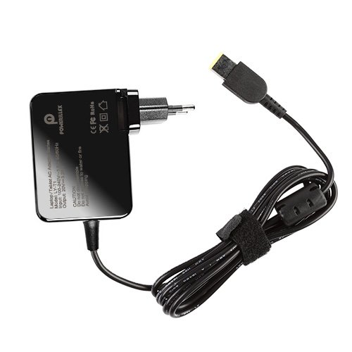 Laptop Charger, POWERILLEX 65W AC Laptop Power Adapter 20V 3.25A for Lenovo Laptop Notebooks with Rectangular Slim Tip Common Power Plug and 5.9 FT Power Cable - 9