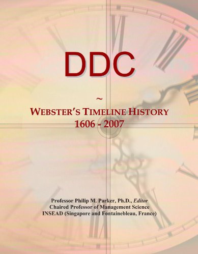DDC: Webster's Timeline History, 1606 - 2007