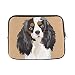 Produktbild QuqUshop Design Benutzerdefinierte Cavalier King Charles Spaniel Buddy Hund Ärmel Weiche Laptop Tasche Tasche Haut Für MacBook Air 11"(2 Seiten)