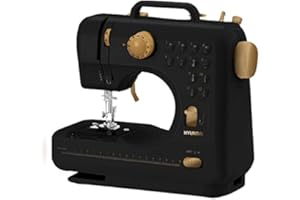 HYUNDAI - Máquina de coser Swing 12, de metal, incluye 12 puntos preprogramados, iluminación LED