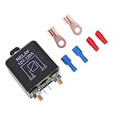 Verriegelungs-Relaissockel perfk Universal 200A KFZ Relais Öffner Schließer Maxirelais Wechsler Starterrelais Auto Umschaltrelais - 12vdc