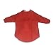 Price comparison product image Childrens Kids Toddler Waterproof Play Apron - Painting, Baking, Cooking, Smock - Age 2-4 years - Red