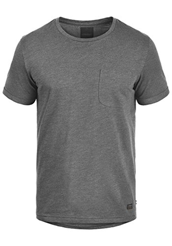 PRODUKT Tomás T-Shirt Kurzarm Rundhals, Größe:L, Farbe:Black Melange PRODUKT Tomás T-Shirt Kurzarm Rundhals, Größe:L, Farbe:Black Melange