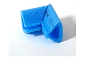 ImballaggiPer Angolare in Polietilene Espanso PE, Angolo 10 x 10 cm a U Resistente a Urti e Graffi, Confezione da 20 pezzi 5-15 mm
