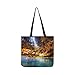 Price comparison product image A Beautiful Cave Canvas Tote Handbag Shoulder Bag Crossbody Bags Purses for Men and Women Shopping Tote