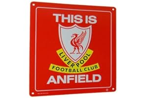 LIVERPOOL F.C. Liverpool FC Official Product Raised Sign THIS IS ANFIELD 23 X 25 cms New