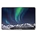 Produktbild DANCENLI Bathroom Bath Rug Kitchen Floor Mat Carpet,Sky Decor,Northern Lights Aurora Over Fjords Mountain at Night Norway Solar Image Art,Green Dark Blue,Flannel Microfiber Non-Slip Soft Absorbent