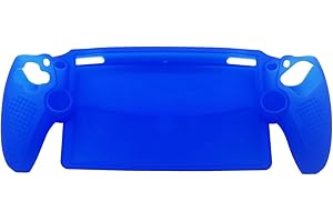HESUPY Funda protectora para Sony PlayStation Portal, funda de silicona suave, a prueba de polvo, anticaídas, para consola de juegos PS Portal (azul)