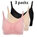 YIANNA Comfort Sleeping Bra Wireless Underwear Front Open Seamless Nursing Bras,UK-YA600004-3PACK-XL