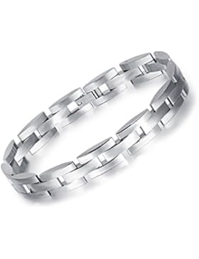 Jewow Schmuck Edelstahl Herren Armband 21.5CM