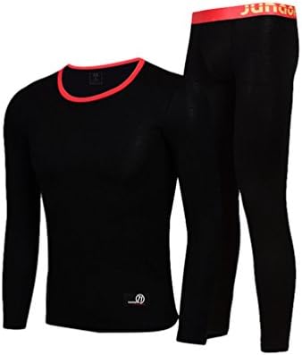 YiLianDa Men’s Thermal Underwear Set Long Sleeve Top &amp; Bottom Long Johns Pants Winter