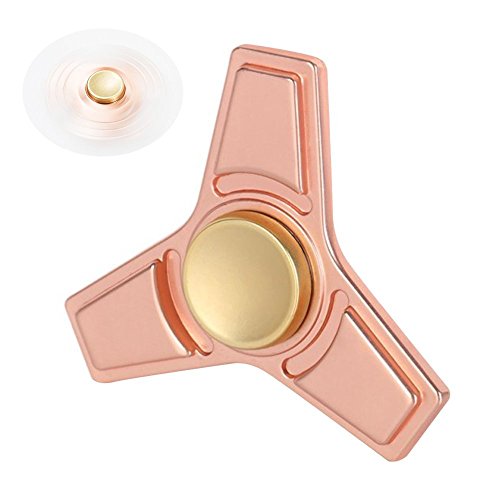 Christmas Concepts - Tri Fidget Hand Spinner - Stress Reducer, Stress Relief, Autism - Matte Rose Gold Design