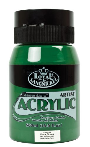 Download Royal & Langnickel RAA-5104 Essentials 500ml Acrylic Paint - Dark Green