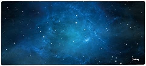 Large Mouse Pad, EONHUAYU Extended Gaming Mouse Pad 900x400x2mm Non-Slip Rubber Mice Pads for Laptop (Sky Star)