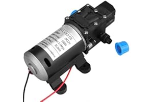 KEENSO Samozasysająca pompa wodna 12V DC 100W 8L / Min 160Psi wysokociśnieniowa membranowa samozasysająca pompa wodna do mycia