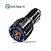 Price comparison product image ULTRICS Dual USB Car Charger, Quick Charge 3.0 Multi Protection In-Car Charging Adapter Compatible with Apple iPhone X/XR/XS Max, iPhone 8/7 Samsung Galaxy S9/S8 Plus, OnePlus 6T and More – Black