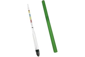 XXLKVSK Hydrometer Triple Scale Hydrometer Wine Making Equipment Home Brewing Equipment for Wine Beer Testing and Making