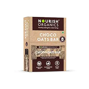 Nourish Organics Choco Oats Bar, 30g (Pack of 6)