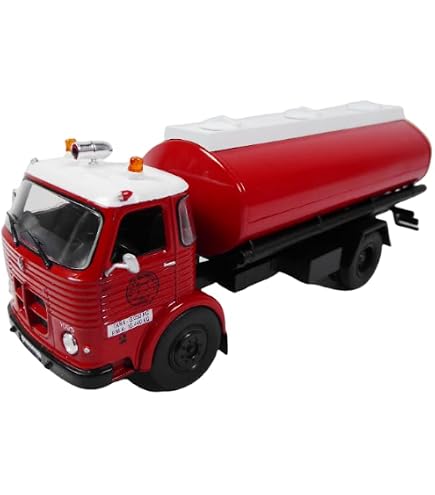 OPO 10 - Camion Pompier 1:43 Compatible avec Iveco Unic 75PC France 1974 (POM108