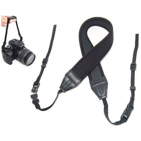 JJC Haute Qualit Noir courroie de cou en n opr ne avec d gagement rapide pour Appareil photo num rique - Canon Fujifilm Nikon Olympus Panasonic Pentax Samsung Sony reviews JJC Haute Qualit Noir courroie de cou en n opr ne avec d gagement rapide pour Appareil photo num rique - Canon Fujifilm Nikon Olympus Panasonic Pentax Samsung Sony