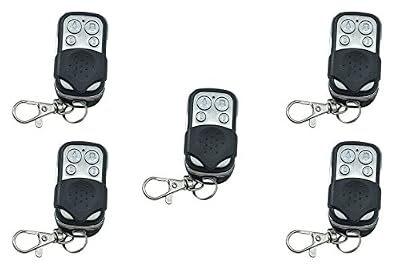 Tempo di Saldi® 5 télécommandes universelles pour portail automatique fréquence 433.92 Mhz code fixe