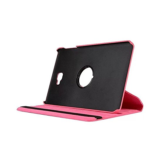 Samsung Galaxy Tab A 10.1 Tasche 360 Grad Drehbar PU-Leder Fall Ipad Smart Slim Case Book Cover Ständer Flip für Samsung Galaxy Tab A 10.1 sm-t580 sm-t585 mit gratis Displayschutzfolie und Stylus rosa rose - 6