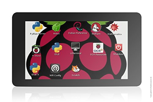 Raspberry Pi 3 Ultimate Starter Kit – Komplettes Set beinhaltet Raspberry Pi 3 Model B Motherboard, 7” Touchscreen Display, Netzteil, 16GB SD Karte, 2 Wärmeableiter, Offizielles Gehäuse & 182cm HDMI Kabel - 3
