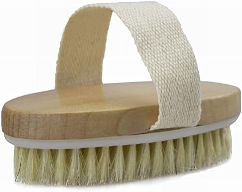 Mytlp Body Brush Dry Skin Improves Skin Health And Beauty Natural Bristle Remove Dead Skin And Toxins Cellulite Treatment